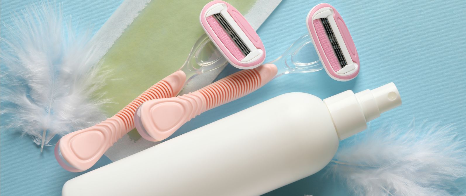 pielęgnacja-skóry-po-depilacji-maszynka-do-golenia-kosmetyk